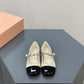 Beige and Black Ballerina