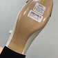 Beige and black heels