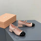 Pink and Black Heels