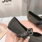 Glossy Black Crystal Ballerina
