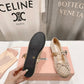 Beige Crystal Ballerina