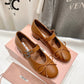 Camel Brown Mary Jane Heels