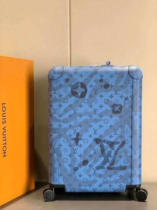 Luxury Blue Travel Trolley