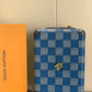 Blue Damier Travel Trolley