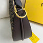 Monogram Crescent Bag