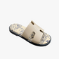 Beige Printed Sandals