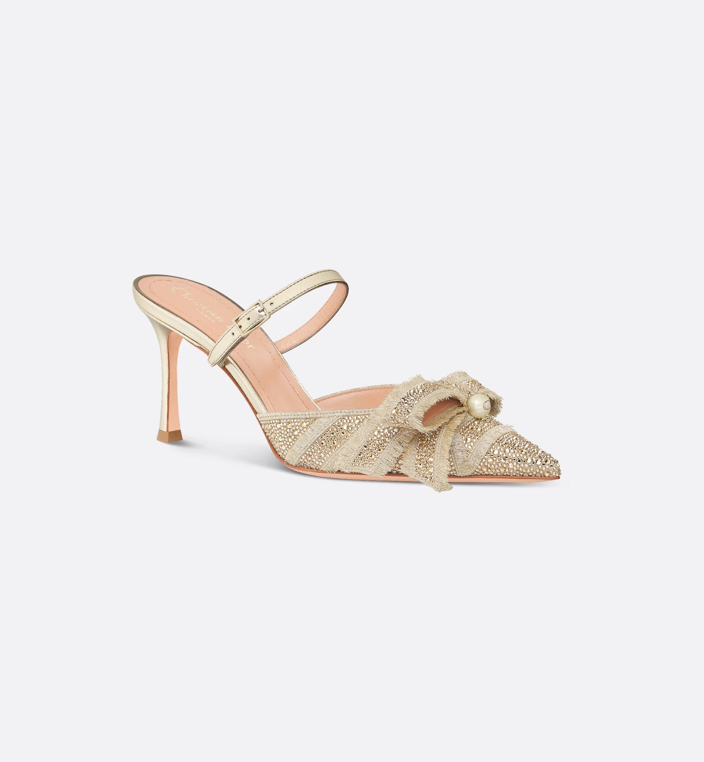 【エレガント☆】Dior Adiorable ミュール Dior Or Adiorable Heeled Mule – Elegant Boutique