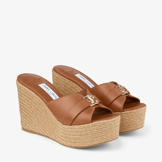 JIMMY CHOO  Leda 100 wedge sandals