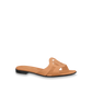 Natural - Cognac Brown LV Isola Flat Mule
