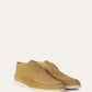 Navy Blue - Light Wood Smoke LORO PIANA  Open Walk Ankle Boot
