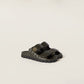 Matelassé Nappa Leather Slides