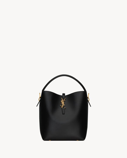 Saint Laurent Le 37 In Shiny Leather
