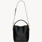 Saint Laurent Le 37 In Shiny Leather