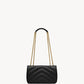 Saint Laurent Loulou Small In Quilted Lambskin