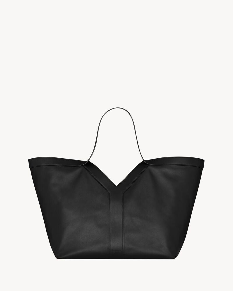 Saint Laurent Y Tote In Leather