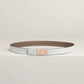 My H Belt Buckle & Hermès Sur Mer Reversible Leather Strap 24 MM