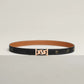 My H Belt Buckle & Hermès Sur Mer Reversible Leather Strap 24 MM