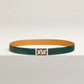 My H Belt Buckle & Hermès Sur Mer Reversible Leather Strap 24 MM