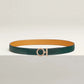 Flot belt Buckle & Hermès Sur Mer Reversible Leather Strap 24 MM