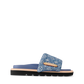 Blue - Pool Pillow Flat Comfort Mule