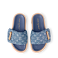 Blue - Pool Pillow Flat Comfort Mule