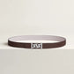 My H Belt Buckle & Hermès Sur Mer Reversible Leather Strap 24 MM