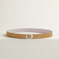 Cavaliere Belt Buckle & Reversible Leather Strap 24 MM