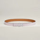 Flot belt Buckle & Hermès Sur Mer Reversible Leather Strap 24 MM