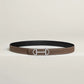 Gamma Belt Buckle & Reversible Leather Strap 24 MM