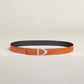 Cavaliere Belt Buckle & Reversible Leather Strap 24 MM