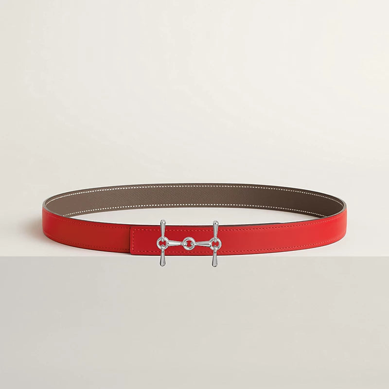 H Equestre Belt Buckle & Hermès Sur Mer Reversible Leather Strap 24 MM