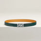 My H Belt Buckle & Hermès Sur Mer Reversible Leather Strap 24 MM