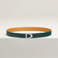 Cavaliere Belt Buckle & Reversible Leather Strap 24 MM