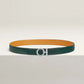 Flot belt Buckle & Hermès Sur Mer Reversible Leather Strap 24 MM