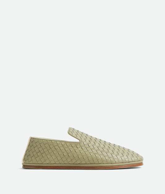 BOTTEGA VENETA Intrecciato leather slippers