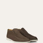 Navy Blue - Light Wood Smoke LORO PIANA  Open Walk Ankle Boot
