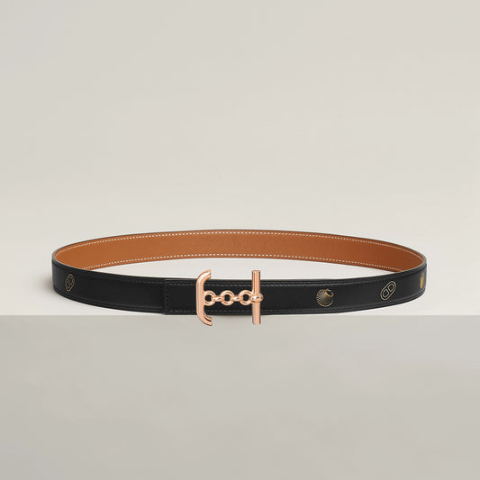 ANCRE MARIN BELT BUCKLE & REVERSIBLE LEATHER STRAP 24 MM