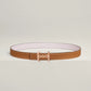 ANCRE MARIN BELT BUCKLE & REVERSIBLE LEATHER STRAP 24 MM