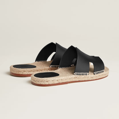 Noir - Vert Bouteille Antigua Espadrille