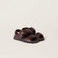 Sporty Matelassé Nappa Leather Sandals
