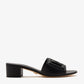 DOLCE & GABBANA DG logo calfskin sandals