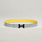 Mini Constance So Black Belt Buckle & Reversible Leather Strap 24 MM