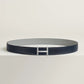 Hisseo Belt Buckle & Reversible Leather Strap 32 MM
