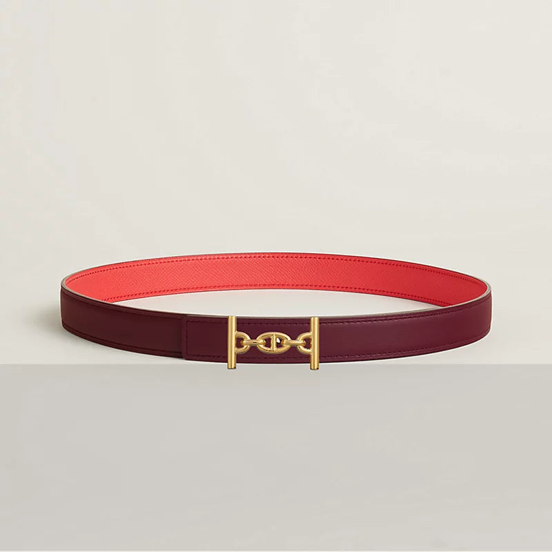 Lagune Belt Buckle & Reversible Leather Strap 24 MM