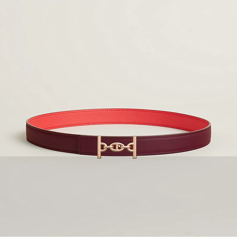 Lagune Belt Buckle & Reversible Leather Strap 24 MM