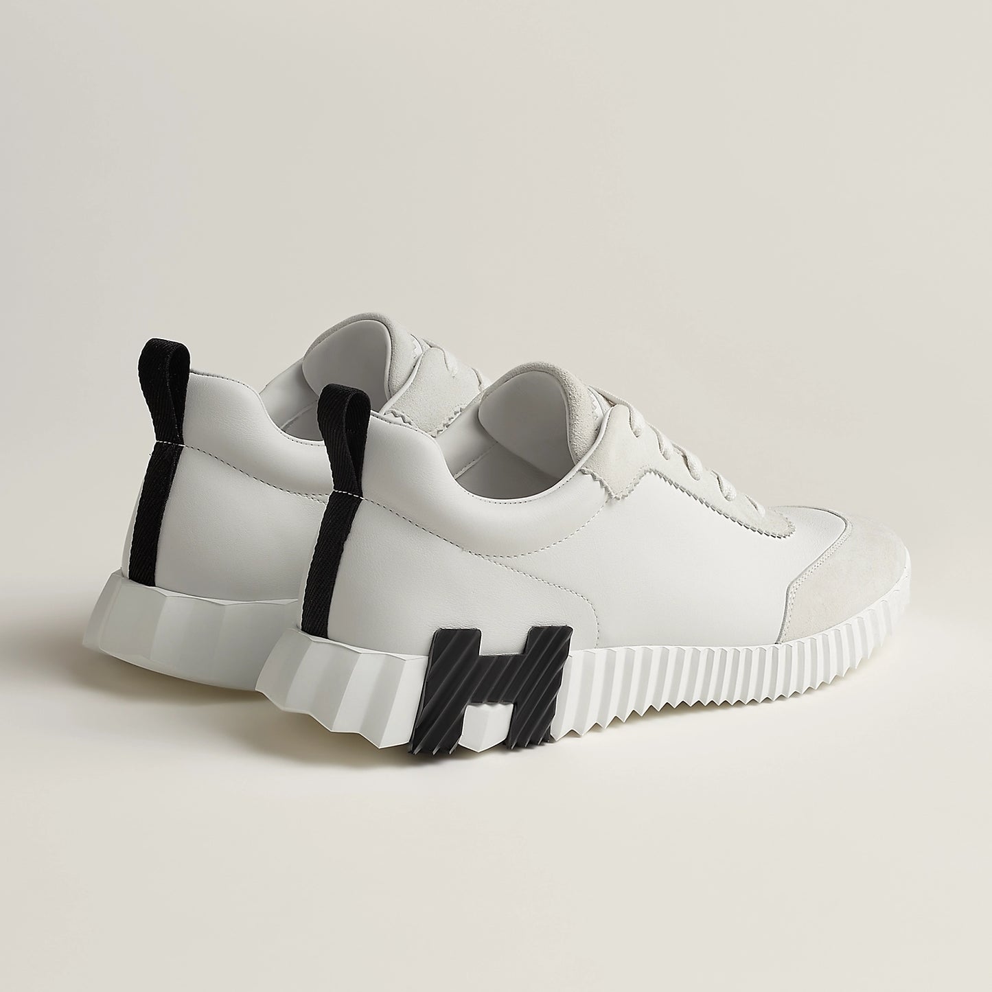 Étoupe - Blanc1  Bouncing Sneaker
