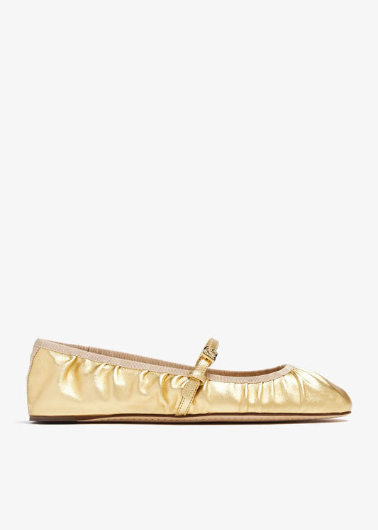 DOLCE & GABBANA Nappa Mordore ballet flats