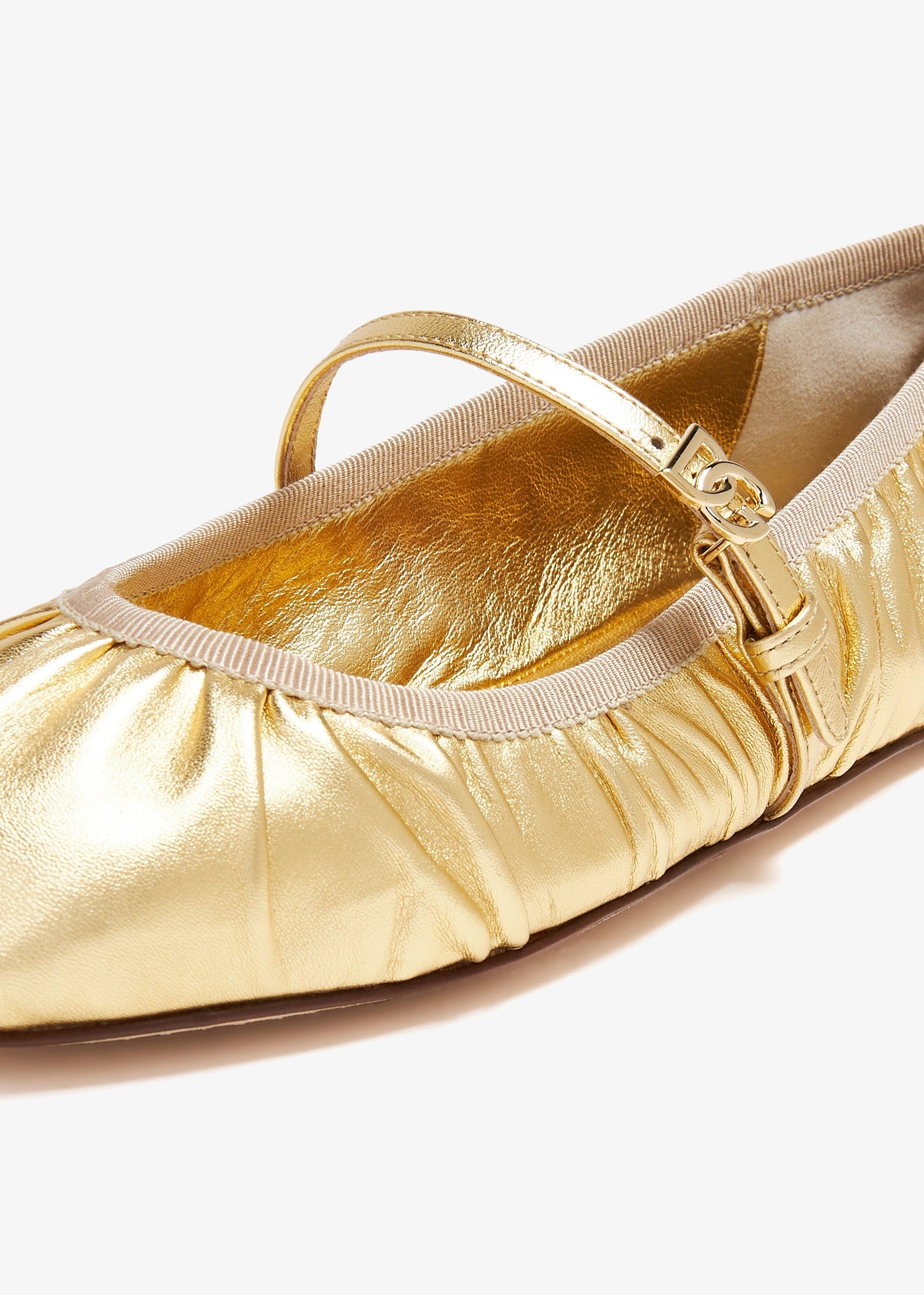 DOLCE & GABBANA Nappa Mordore ballet flats