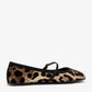 DOLCE & GABBANA Printed velvet ballet flats