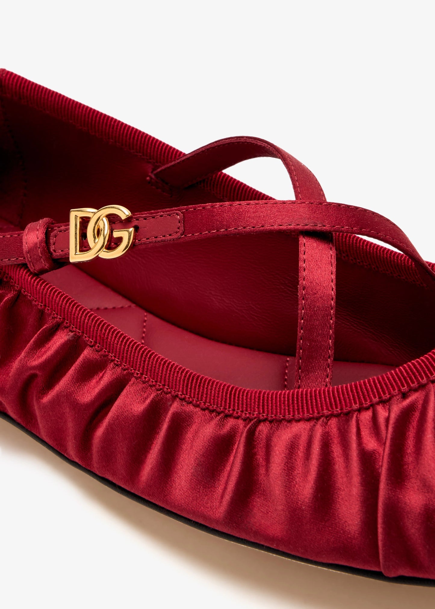 DOLCE & GABBANA Satin Ballet Flats